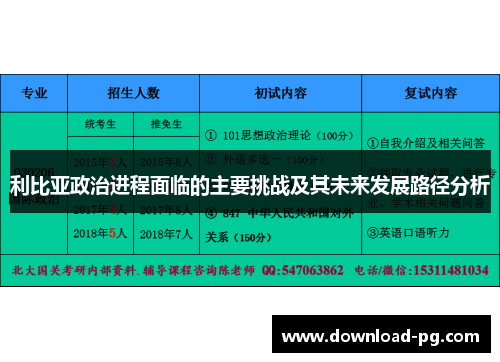 利比亚政治进程面临的主要挑战及其未来发展路径分析 利比亚政治进程面临的主要挑战及其未来发展路径分析